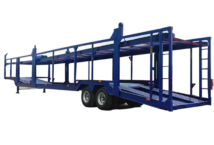 Car Transporter Truck Heavy Trailer