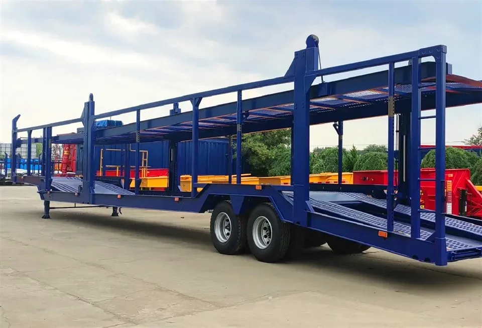 Car Transporter Truck Heavy Trailer
