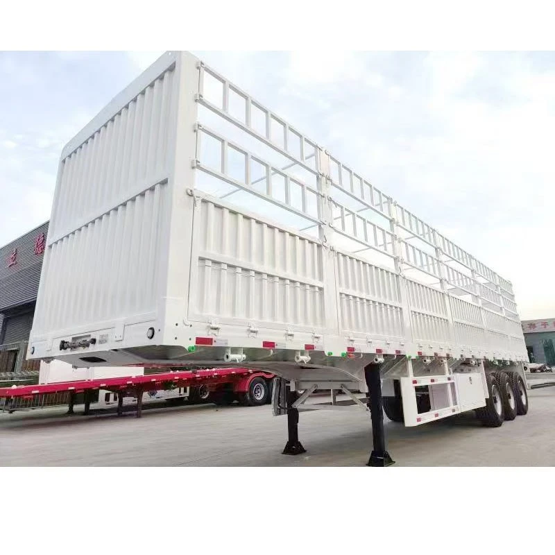Fence Semi Trailer With High Side Wall